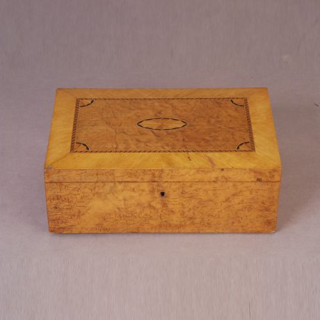 Maple and Burl Elm Document Box