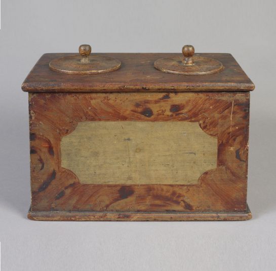 Rare and Unusual Storage Box with Two Lids