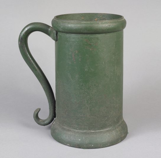 Rare Large Cast Iron Tankard