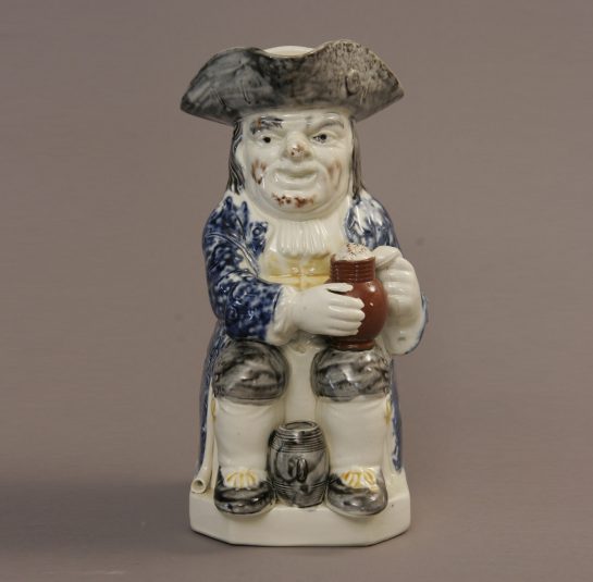 Staffordshire Toby Jug Holding a Mug of Ale