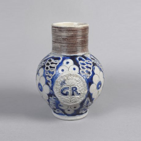 Westervald Stoneware Jug, "GR" George Rex