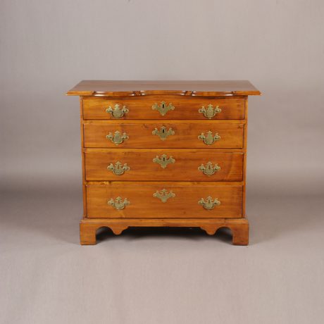 Rare Chippendale Graduated Four Drawer Chest