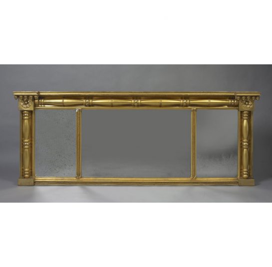 Late Federal Over Mantle Mirror