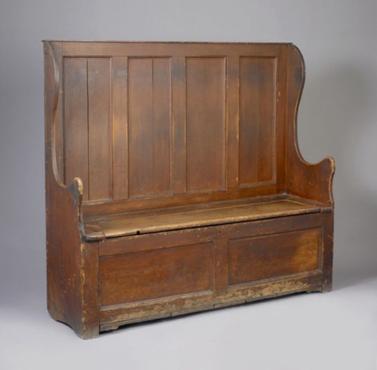 Rare Diminutive Settle Bench