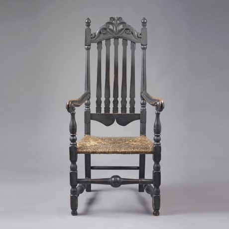 William and Mary Bannister Back Arm Chair