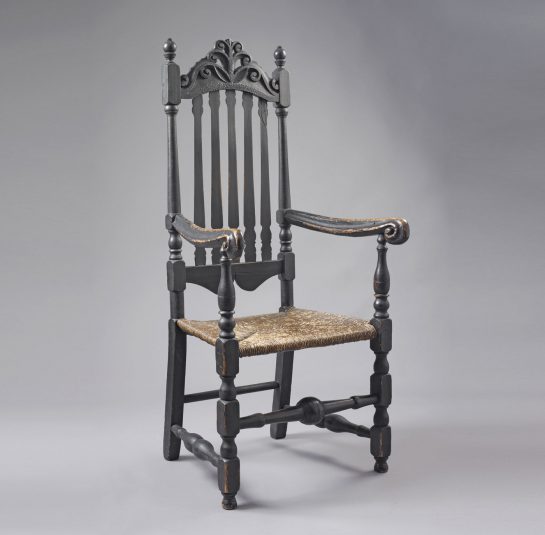 William and Mary Bannister Back Arm Chair