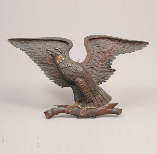 Carved Eagle with Outstretched Wings