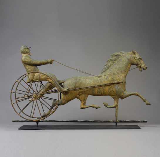 Horse and Sulky Weathervane