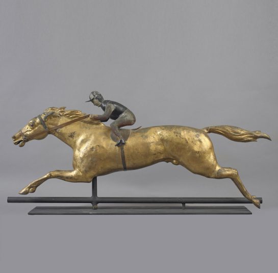 Horse and Jockey Weathervane