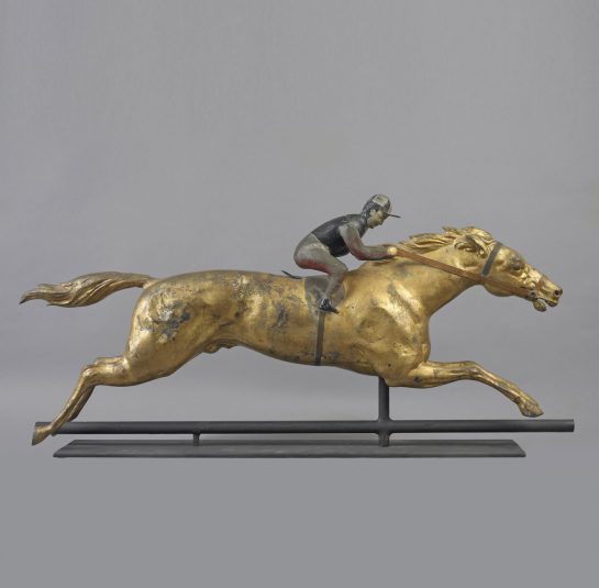 Horse and Jockey Weathervane