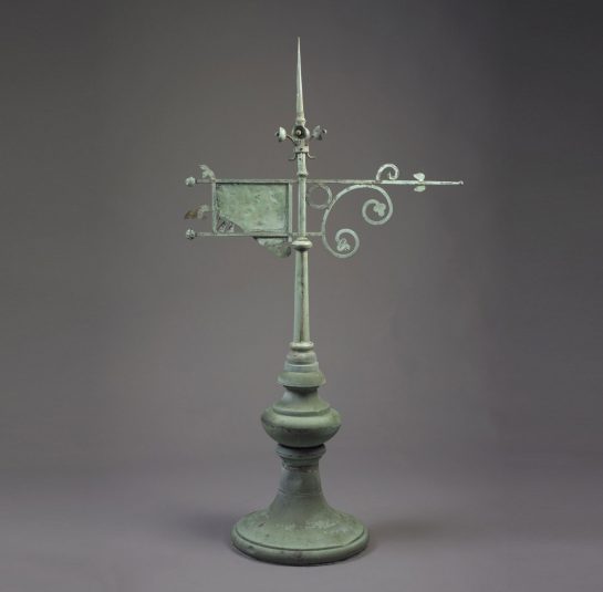 Banner Weathervane with Spire