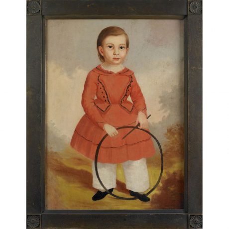 Portrait of a Young Girl with Hoop