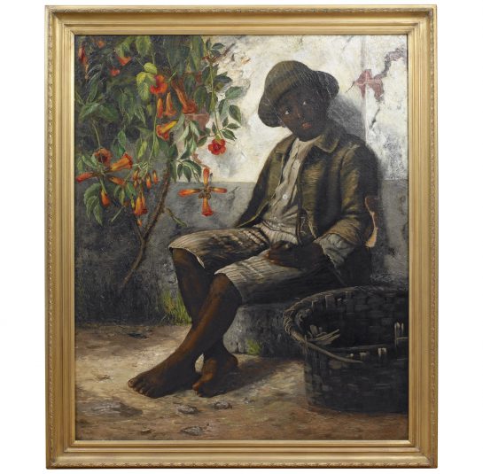 Portrait of a Young Black Boy