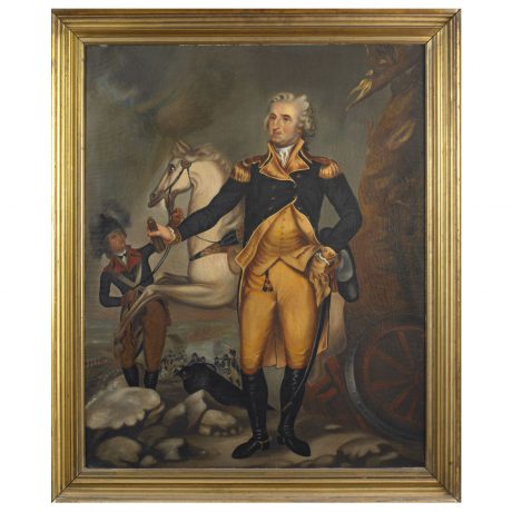 Portrait of General Washington at the Battle of Trenton