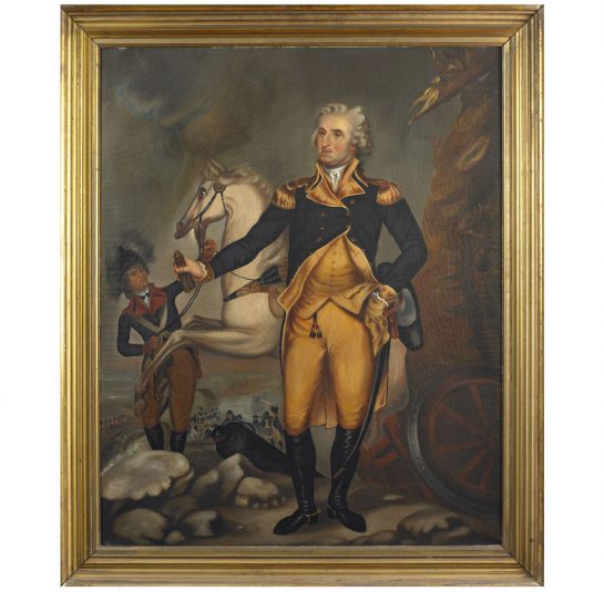 Portrait of General Washington at the Battle of Trenton