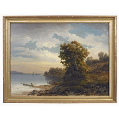 Landscape with Fishermen on the Shoreline