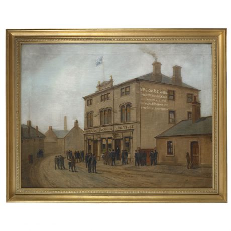 Town Scape Depicting Maryport Seaman's Institute, England
