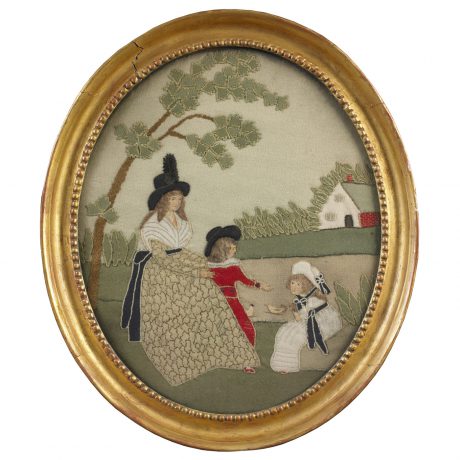 Mother and her Two Children