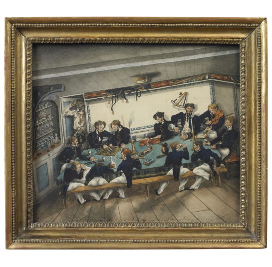 Pair of Mid-Shipman's Berth Scenes