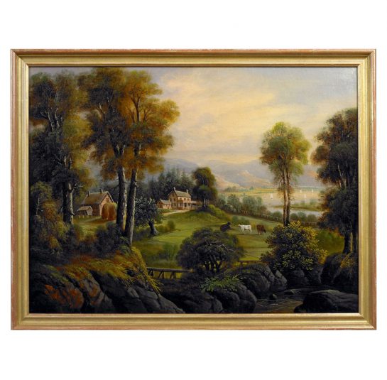 Landscape View of a Homestead