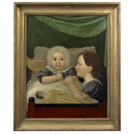 Portrait of Baby with Sister