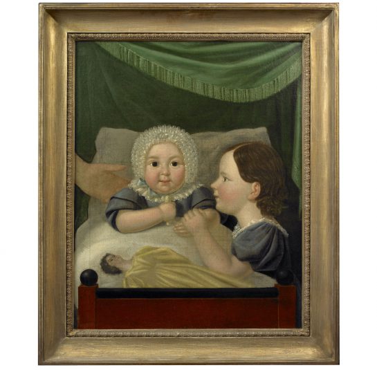 Portrait of Baby with Sister