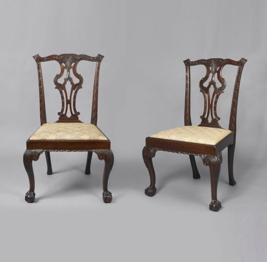 Pair of Chippendale Side Chairs