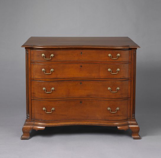 Chippendale Reverse Serpentine Chest