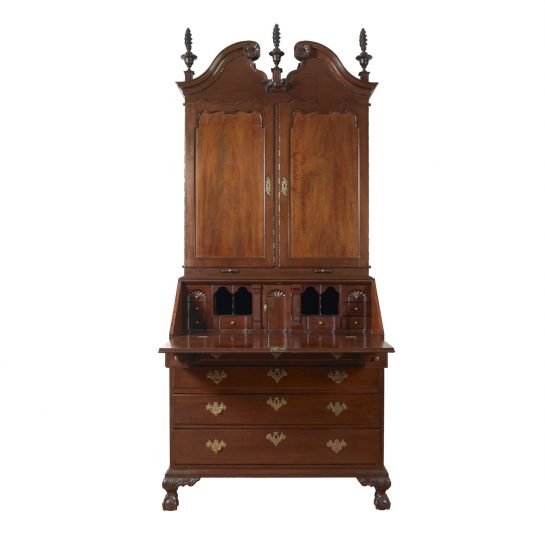 Rare and Important Chippendale Secretary