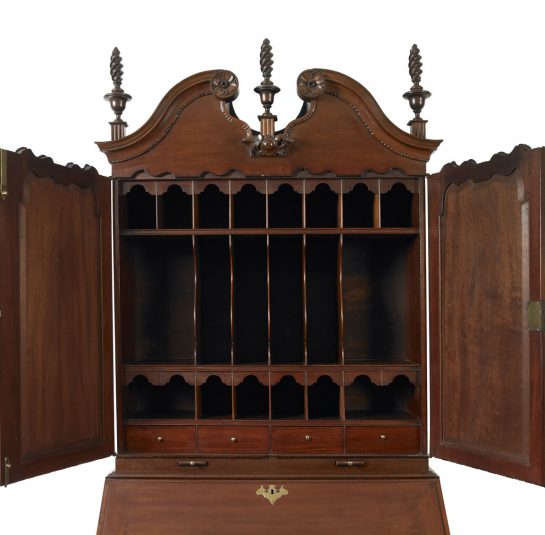 Rare and Important Chippendale Secretary