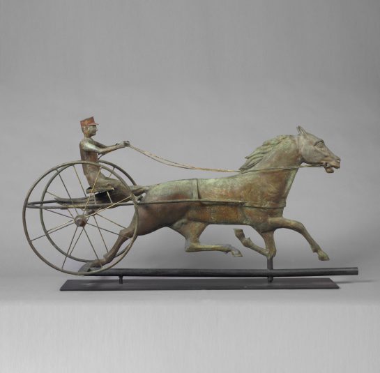 Horse and Sulky Weathervane