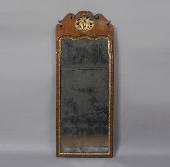 Queen Anne Parcel Gilt Mirror