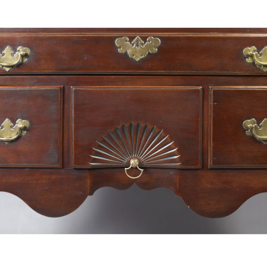 Queen Anne Bonnet-Top Highboy