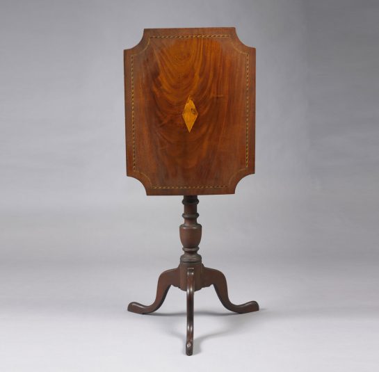 Federal Inlaid Candlestand