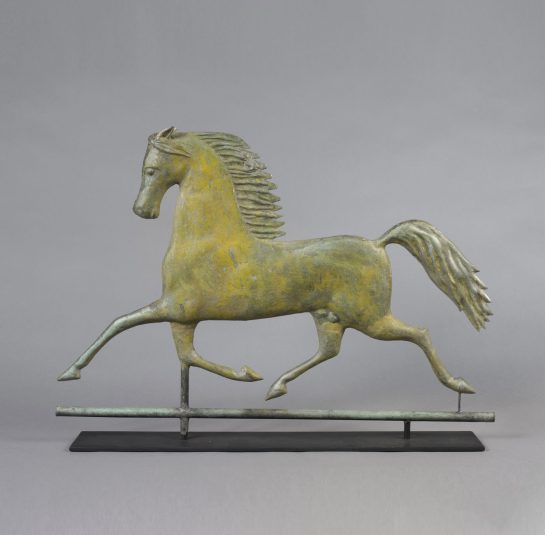 “Black Hawk”, Trotting Horse Weathervane