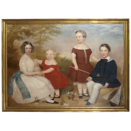 A Family Portrait of the Wright Children of Sussex