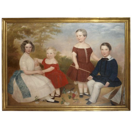 A Family Portrait of the Wright Children of Sussex