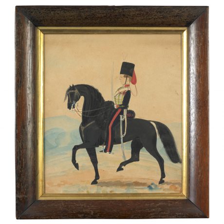 Soldier on a Black Horse