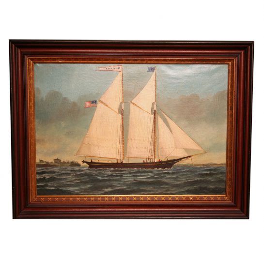 Ship Portrait, Two Masted Schooner “C.A. Elliott”