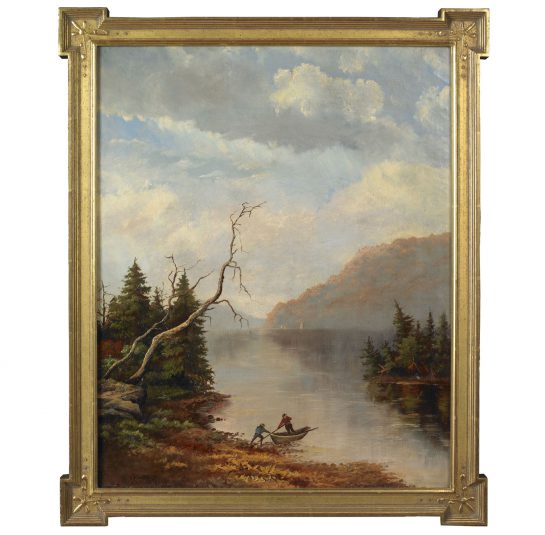 Rowers on a Lake