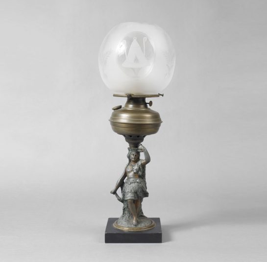 Oil Lamp of an Indian Maiden