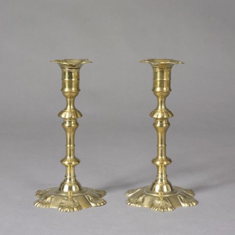 Pair of Queen Anne Candlesticks