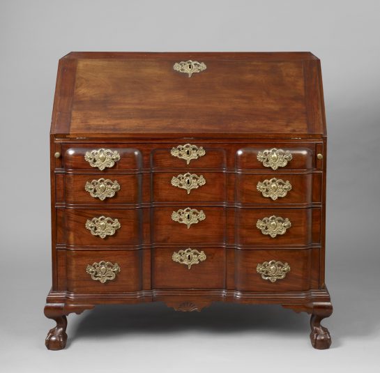 Chippendale Block-Front Slant-Top Desk