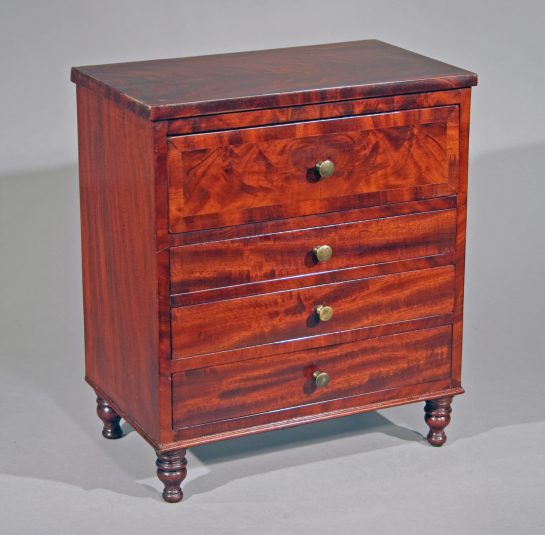 An Exceptional Federal Miniature Chest