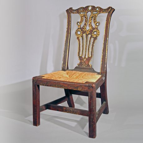 Chippendale Decorated Child's Size Chair