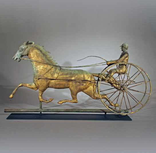Horse and Sulky Weathervane