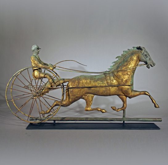 Horse and Sulky Weathervane