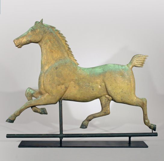 Horse Weathervane with Hackney Tail