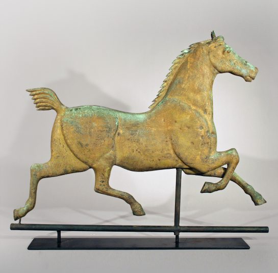 Horse Weathervane with Hackney Tail