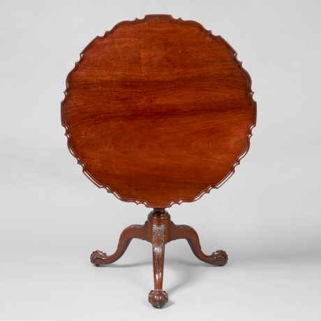 Chippendale Carved Pie Crust Tea Table